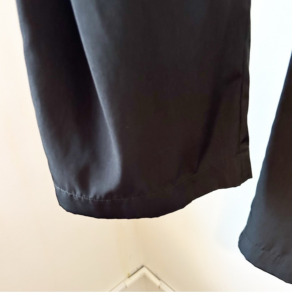 J. Crew Black Drapey Patio Pant Wide Leg Cropped Culotte Silky Feel - Size 4 - Picture 12 of 14